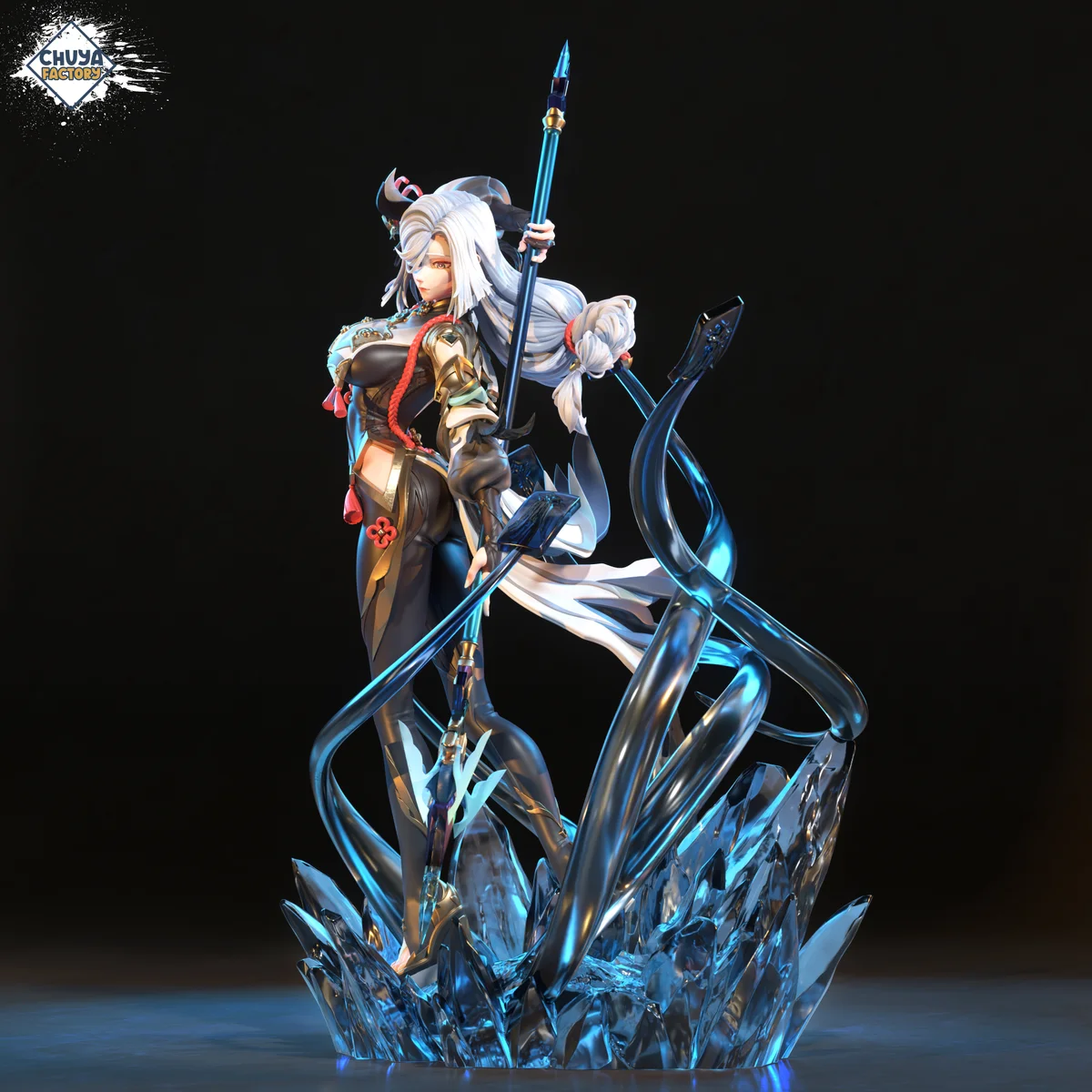 Shenhe | Fan Art | 3D Printed Resin Model Garage Kit | *Un-Painted* | Chuya Factory 4