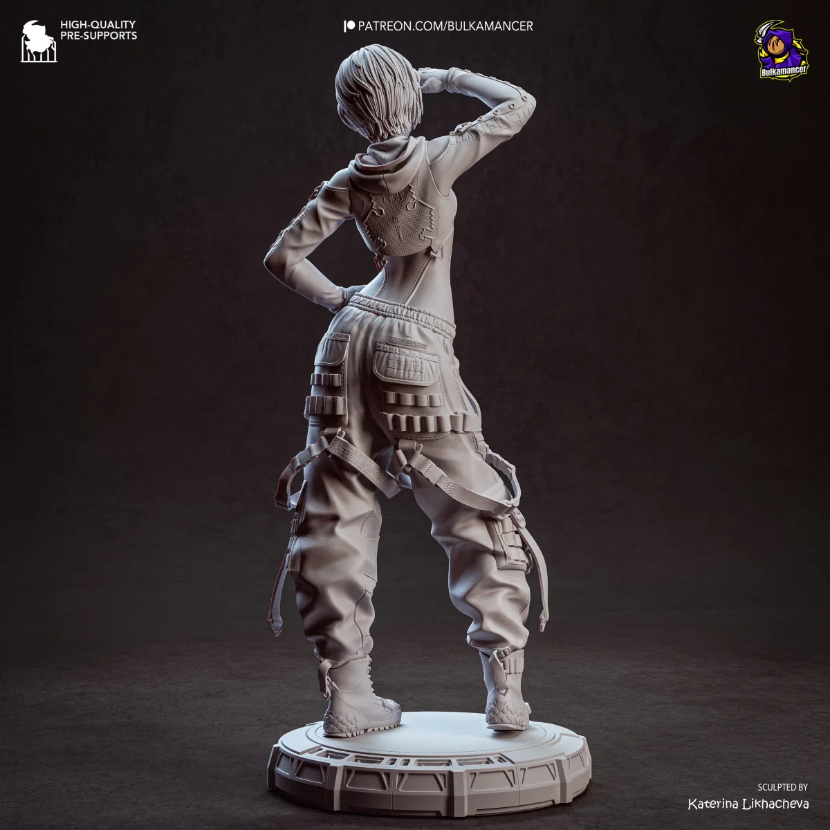 Lily | Fan Art | 3D Printed Resin Model Garage Kit | *Un-Painted* | Bulkamancer 7