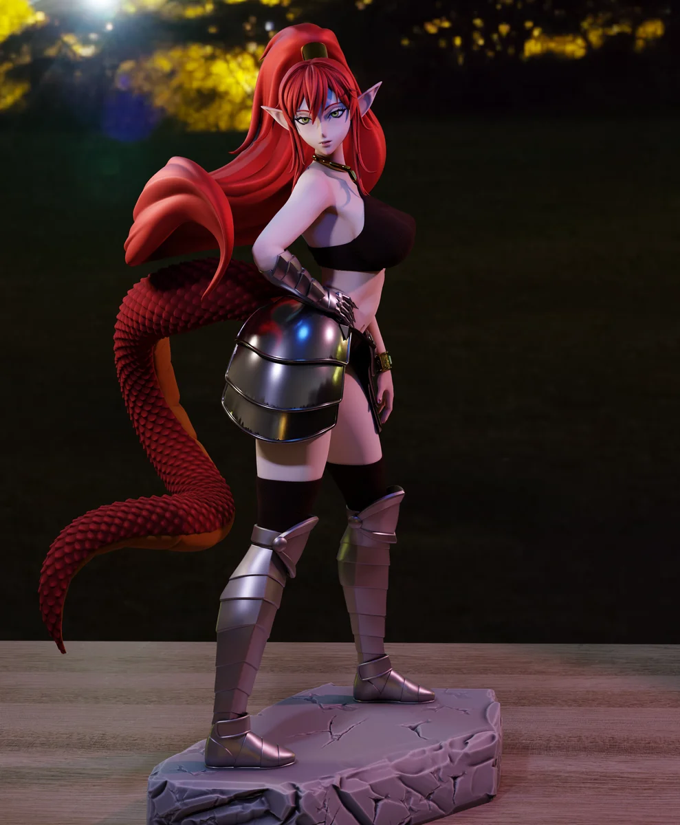 Lomandra | Fan Art | 3D Printed Resin Model Garage Kit | *Un-Painted* | Momoji 4