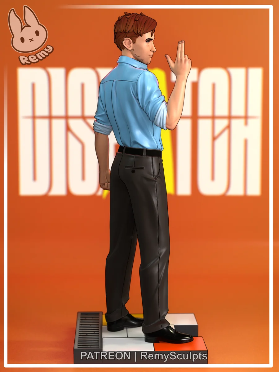 Robert Robertson | Fan Art | 3D Printed Resin Model Garage Kit | *Un-Painted* | Remy Sculpts 5