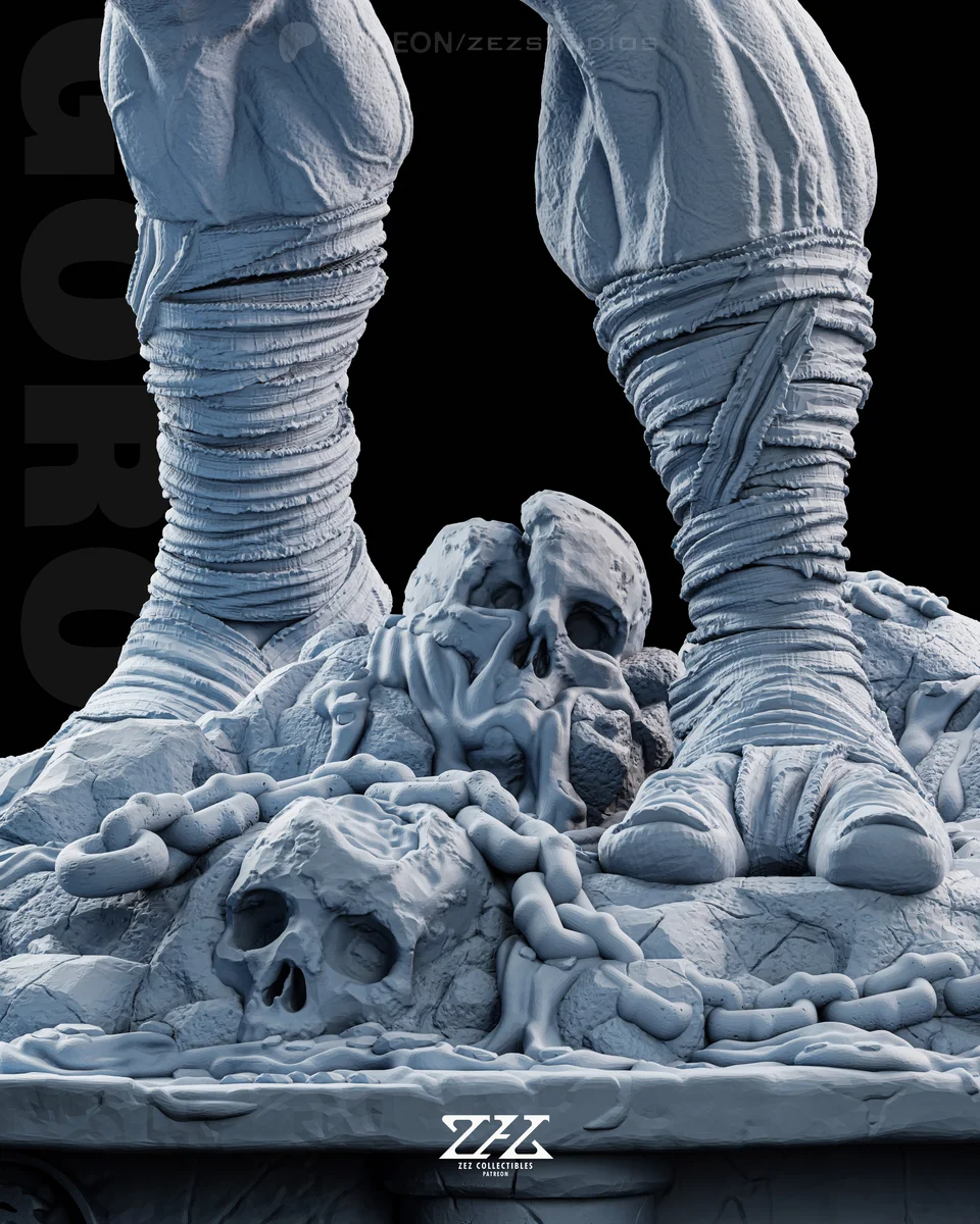 Goro | Fan Art | 3D Printed Resin Model Garage Kit | *Un-Painted* | ZEZ Studio 9