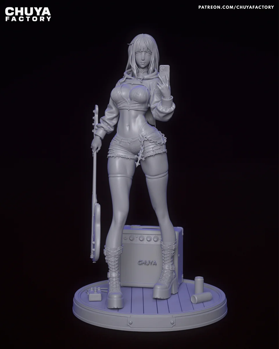 Hinata Hyuga | Fan Art | 3D Printed Resin Model Garage Kit | *Un-Painted* | Chuya Factory 14