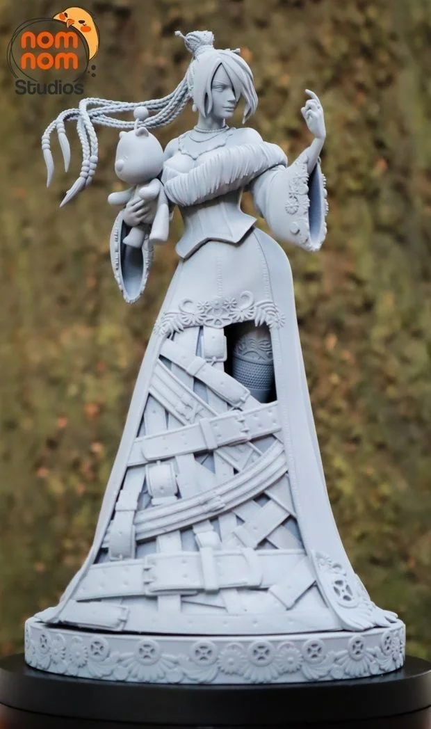 Lulu v01 | Fan Art | 3D Printed Resin Model Garage Kit | *Un-Painted* | Nomnom 3