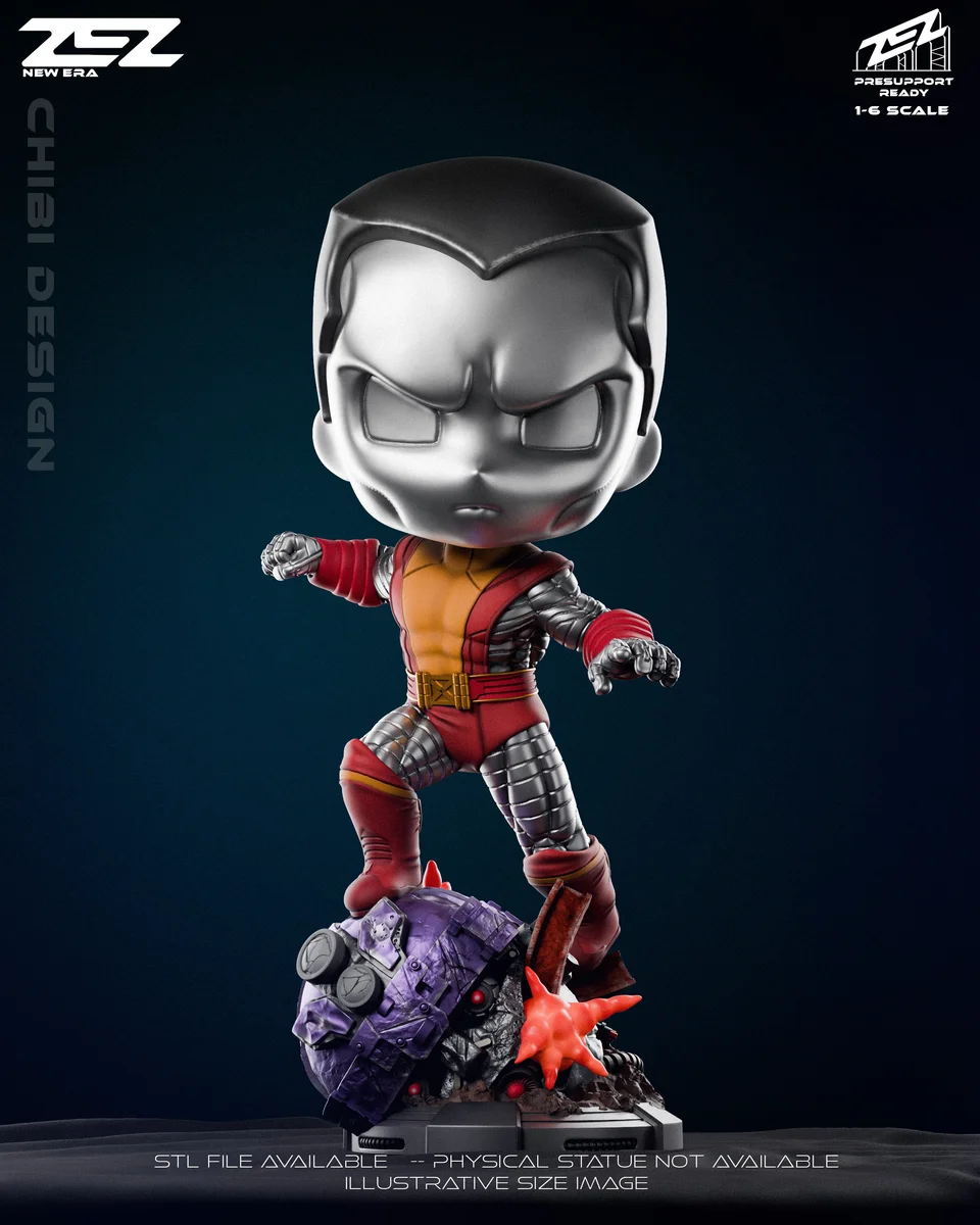 Chibi Colossus | Fan Art | 3D Printed Resin Model Garage Kit | *Un-Painted* | ZEZ Studio