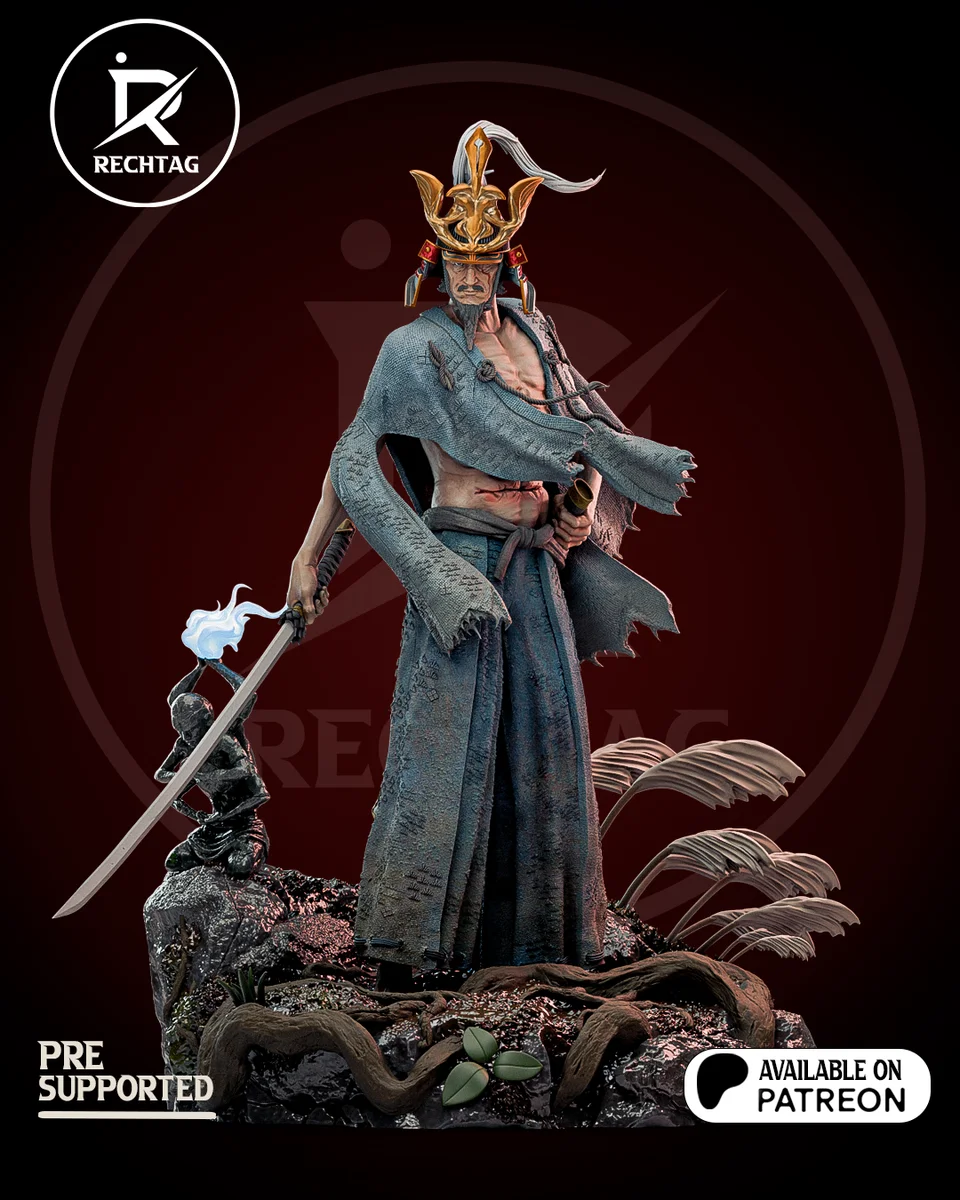 Isshin Ashina | Fan Art | 3D Printed Resin Model Garage Kit | *Un-Painted* | Rechtag 4