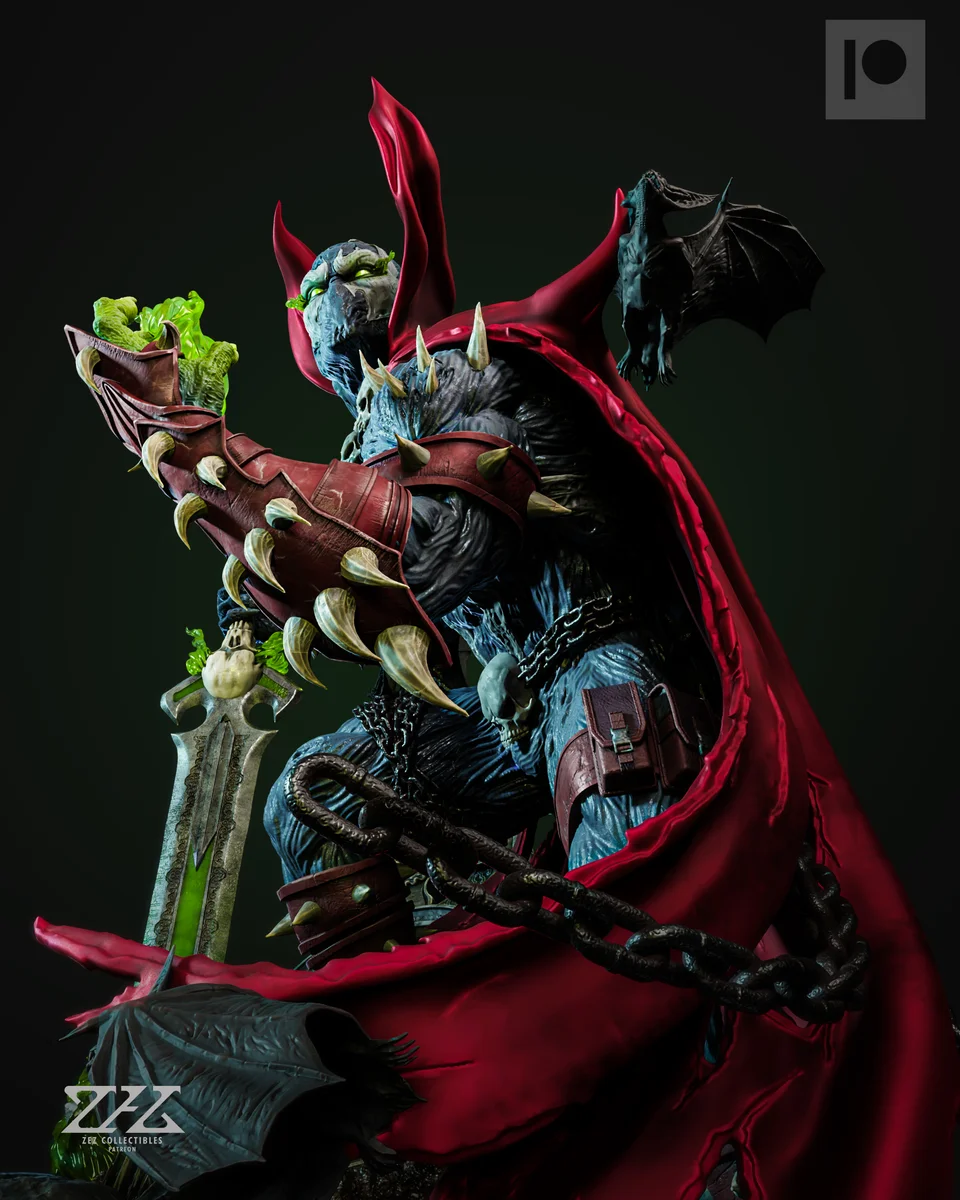Spawn | Fan Art | 3D Printed Resin Model Garage Kit | *Un-Painted* | ZEZ Studio 9