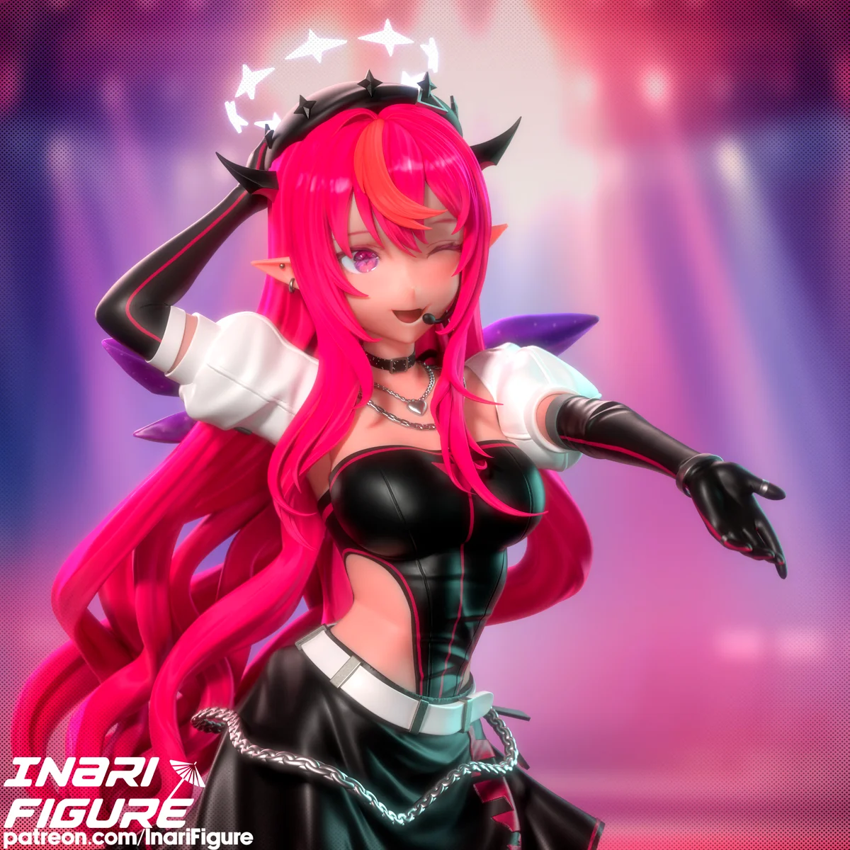 Irys | Fan Art | 3D Printed Resin Model Garage Kit | *Un-Painted* | Inari Figure 5