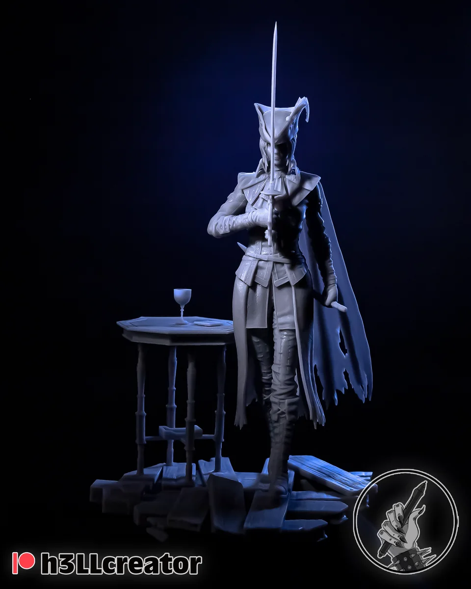 Lady Maria | Fan Art | 3D Printed Resin Model Garage Kit | *Un-Painted* | H3LL Creator 5