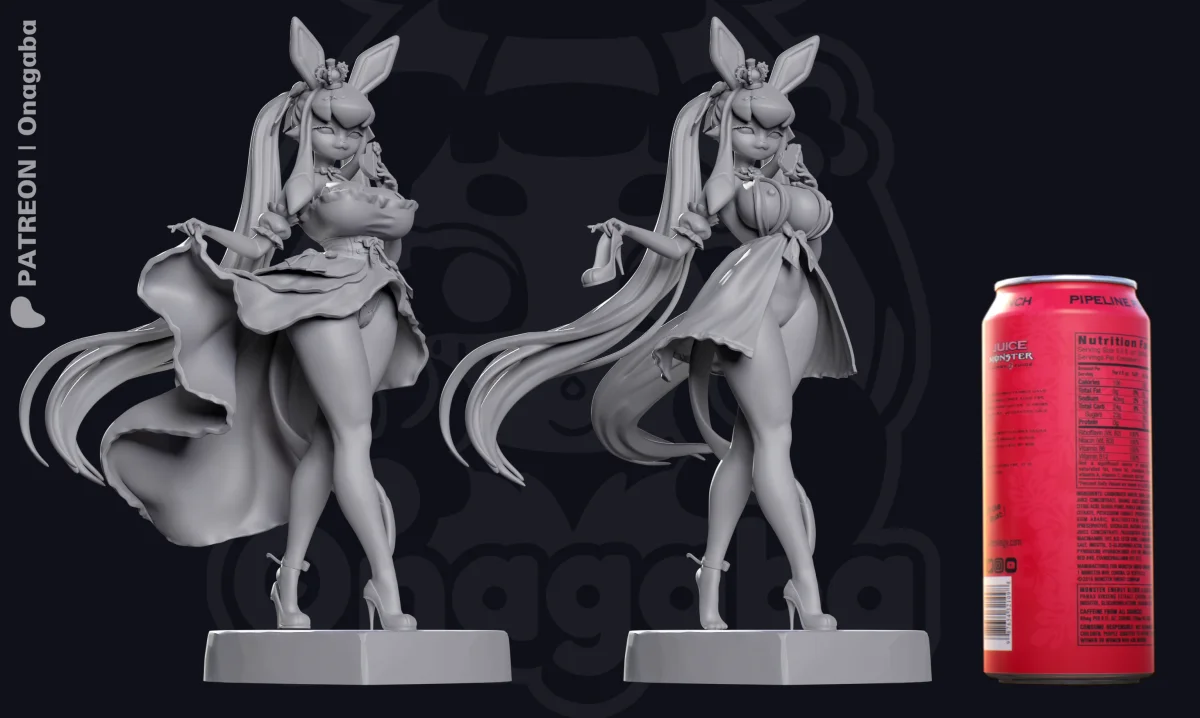 Glaceon x Cinderella | Fan Art | 3D Printed Resin Model Garage Kit | *Un-Painted* | ONAGABA 19