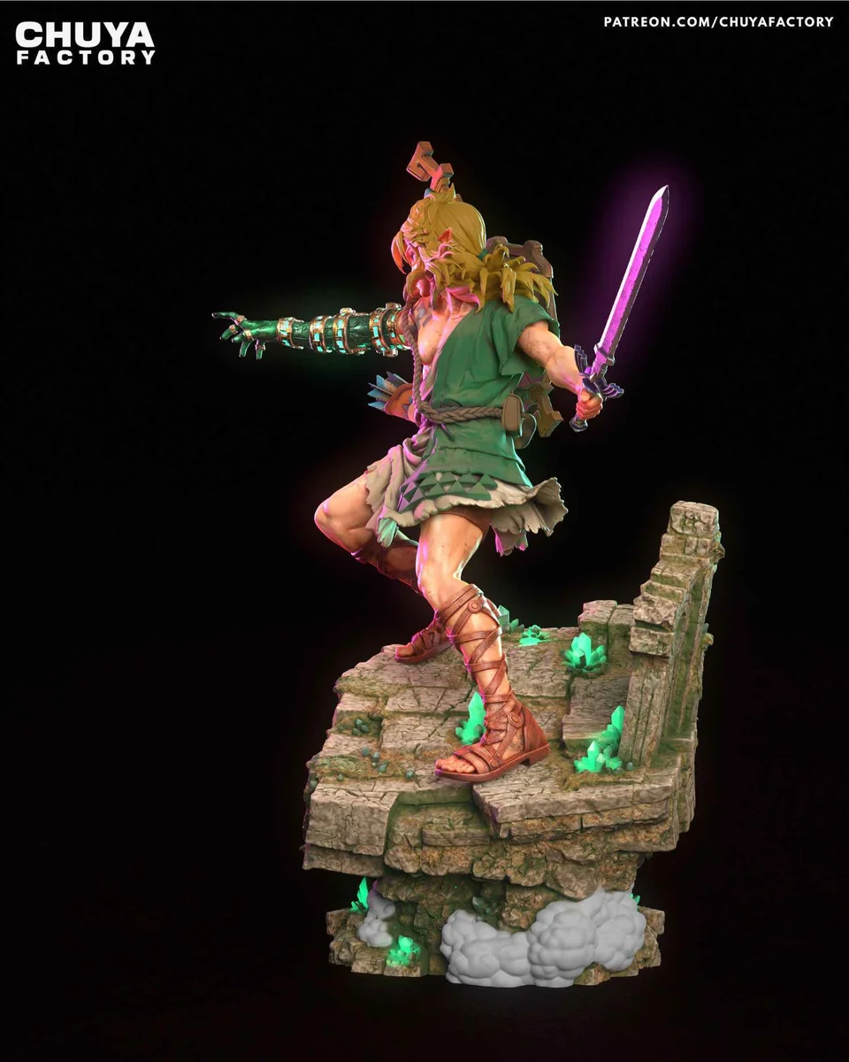 Link | Fan Art | 3D Printed Resin Model Garage Kit | *Un-Painted* | Chuya Factory 8