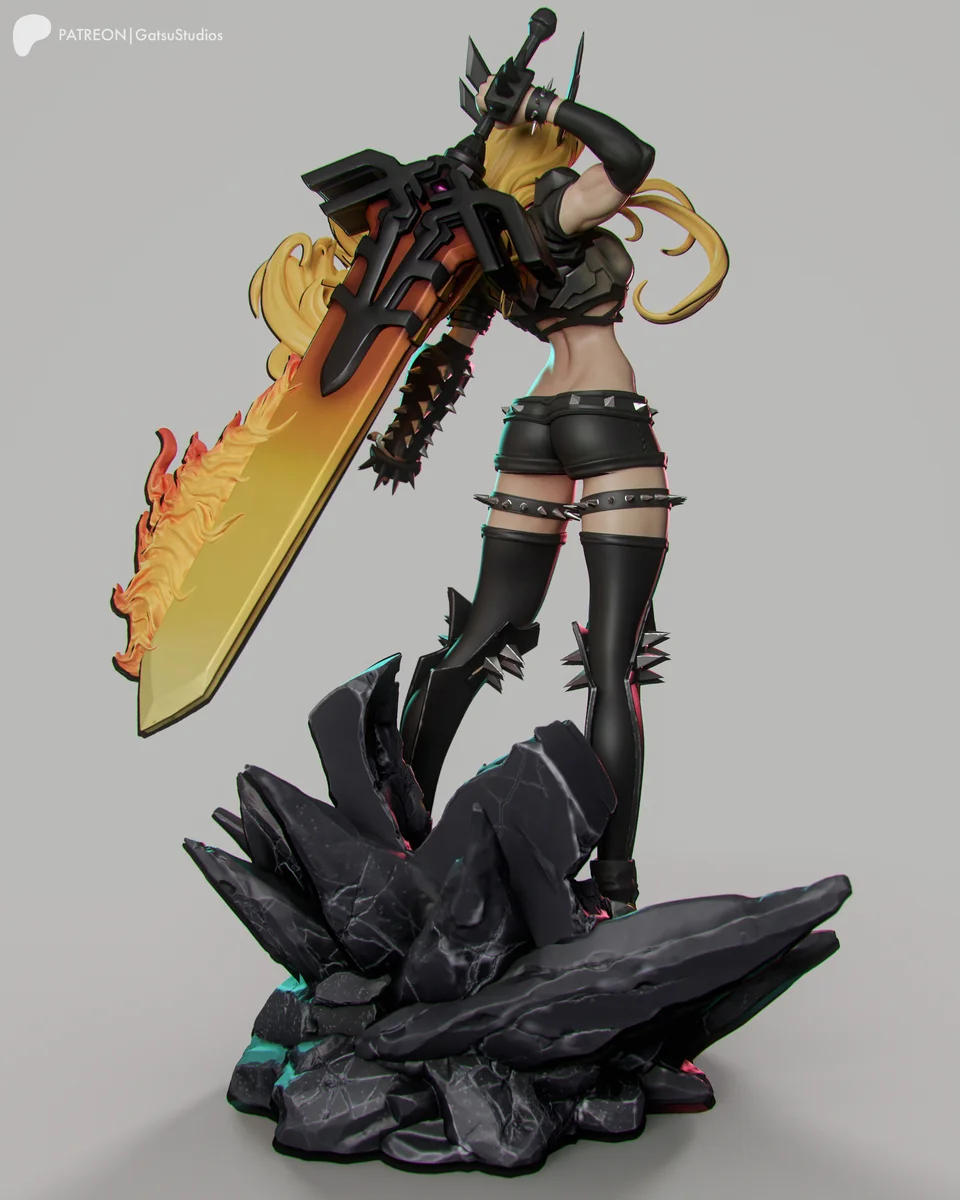 Magik | Fan Art | 3D Printed Resin Model Garage Kit | *Un-Painted* | Gatsu Studios 4