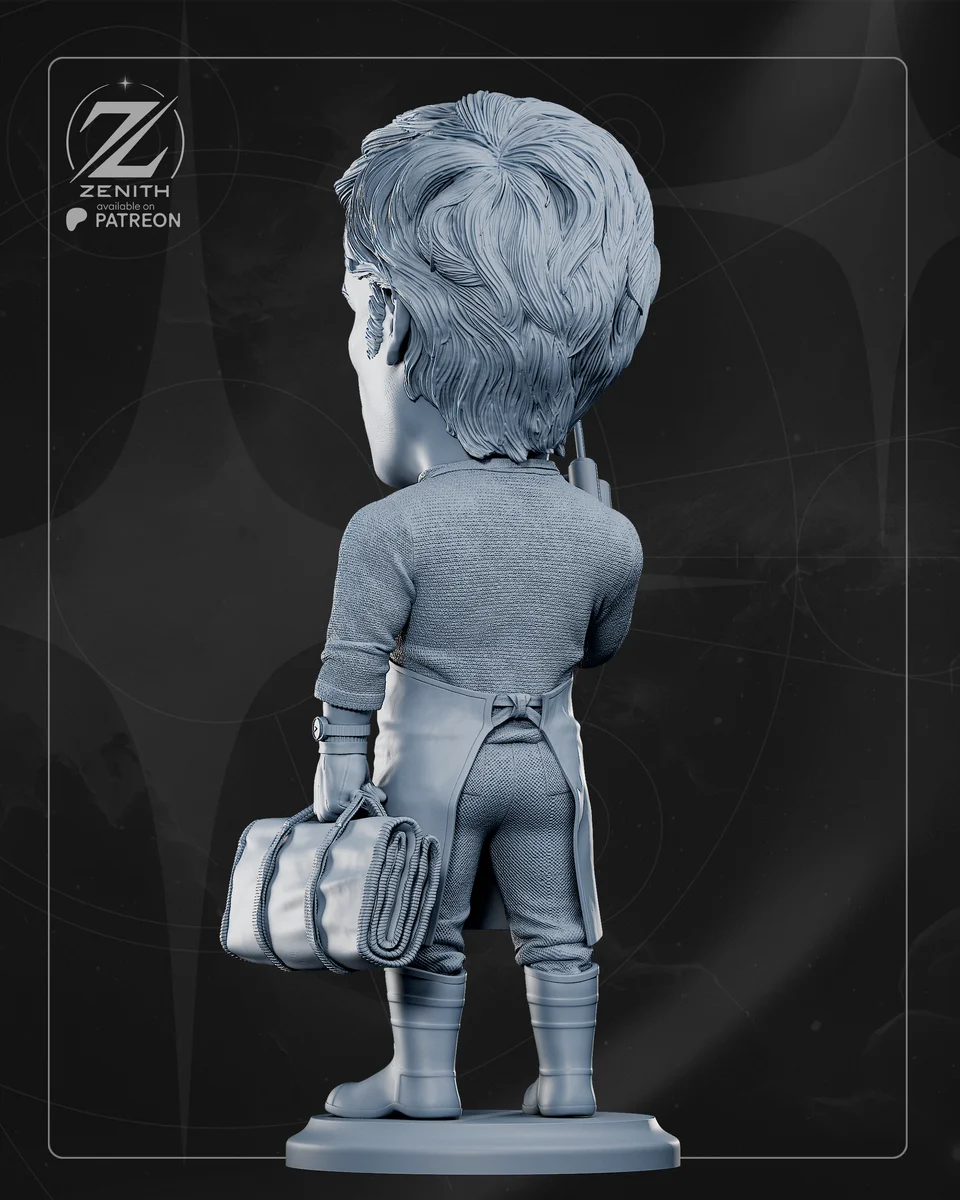 Chibi Dexter | Fan Art | 3D Printed Resin Model Garage Kit | *Un-Painted* | Zenith Studios 10