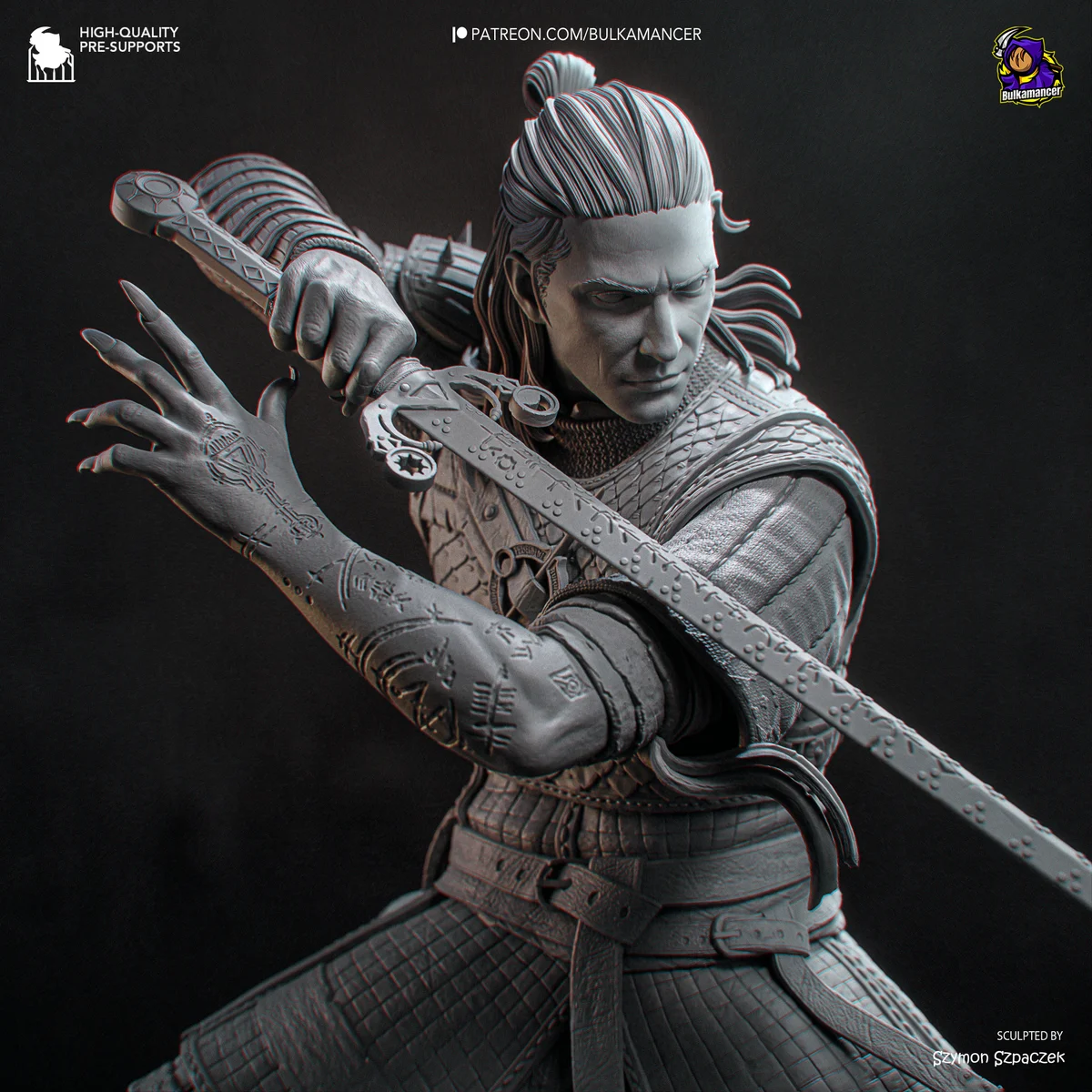 Coen | Fan Art | 3D Printed Resin Model Garage Kit | *Un-Painted* | Bulkamancer 9
