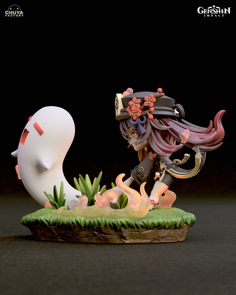 Chibi Hu Tao | Fan Art | 3D Printed Resin Model Garage Kit | *Un-Painted* | Chuya Factory 4