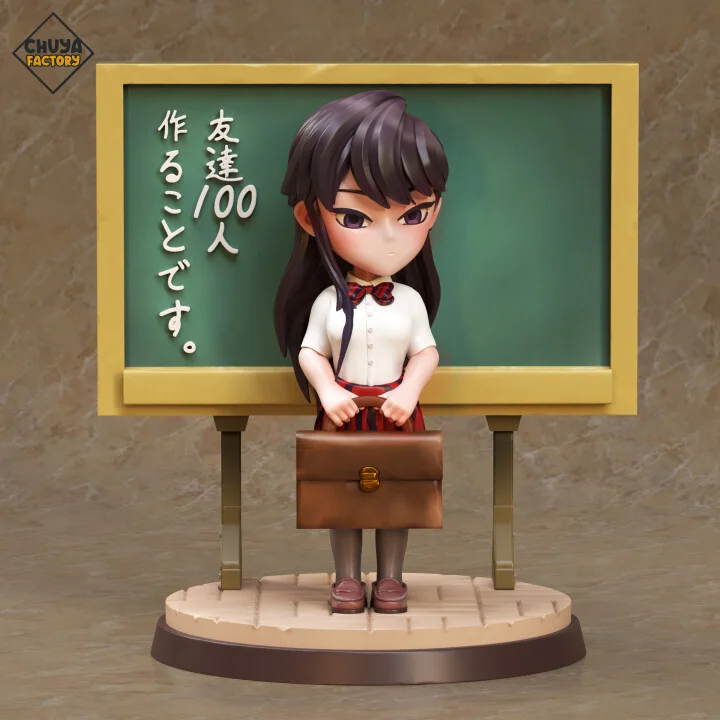 Chibi Shouko Komi | Fan Art | 3D Printed Resin Model Garage Kit | *Un-Painted* | Chuya Factory