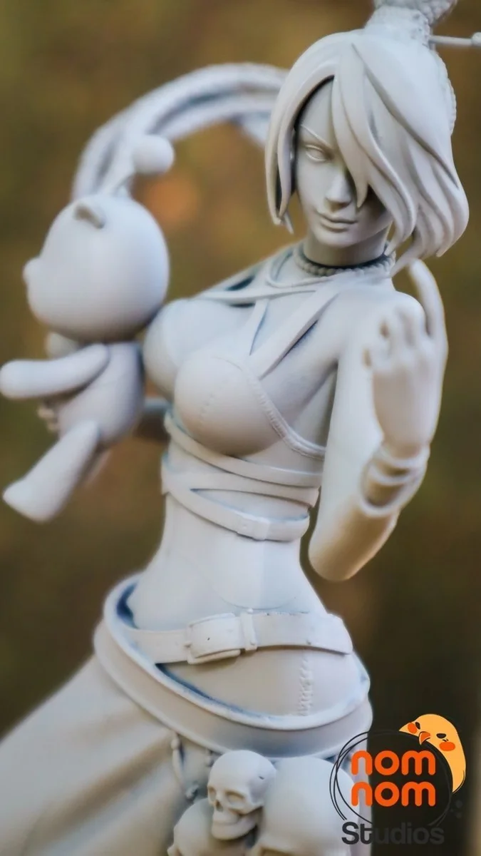Lulu v02 | Fan Art | 3D Printed Resin Model Garage Kit | *Un-Painted* | Nomnom 4