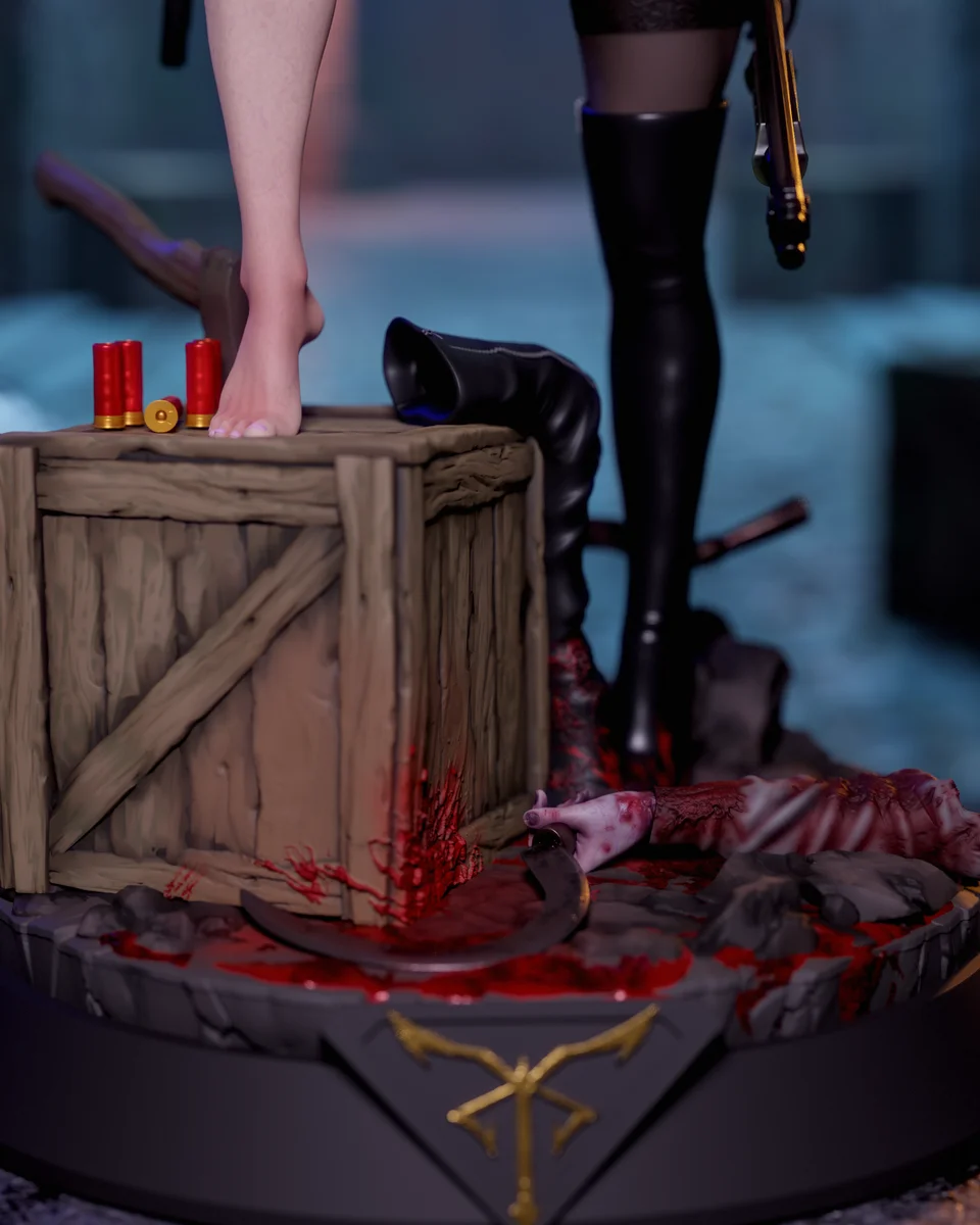 Ada Wong | Fan Art | 3D Printed Resin Model Garage Kit | *Un-Painted* | Momoji 5