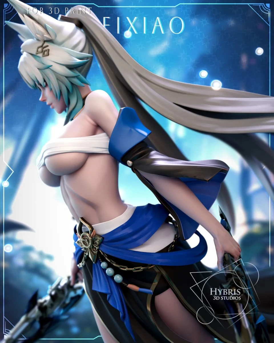 Feixiao | Fan Art | 3D Printed Resin Model Garage Kit | *Un-Painted* | Hybris Studios 6