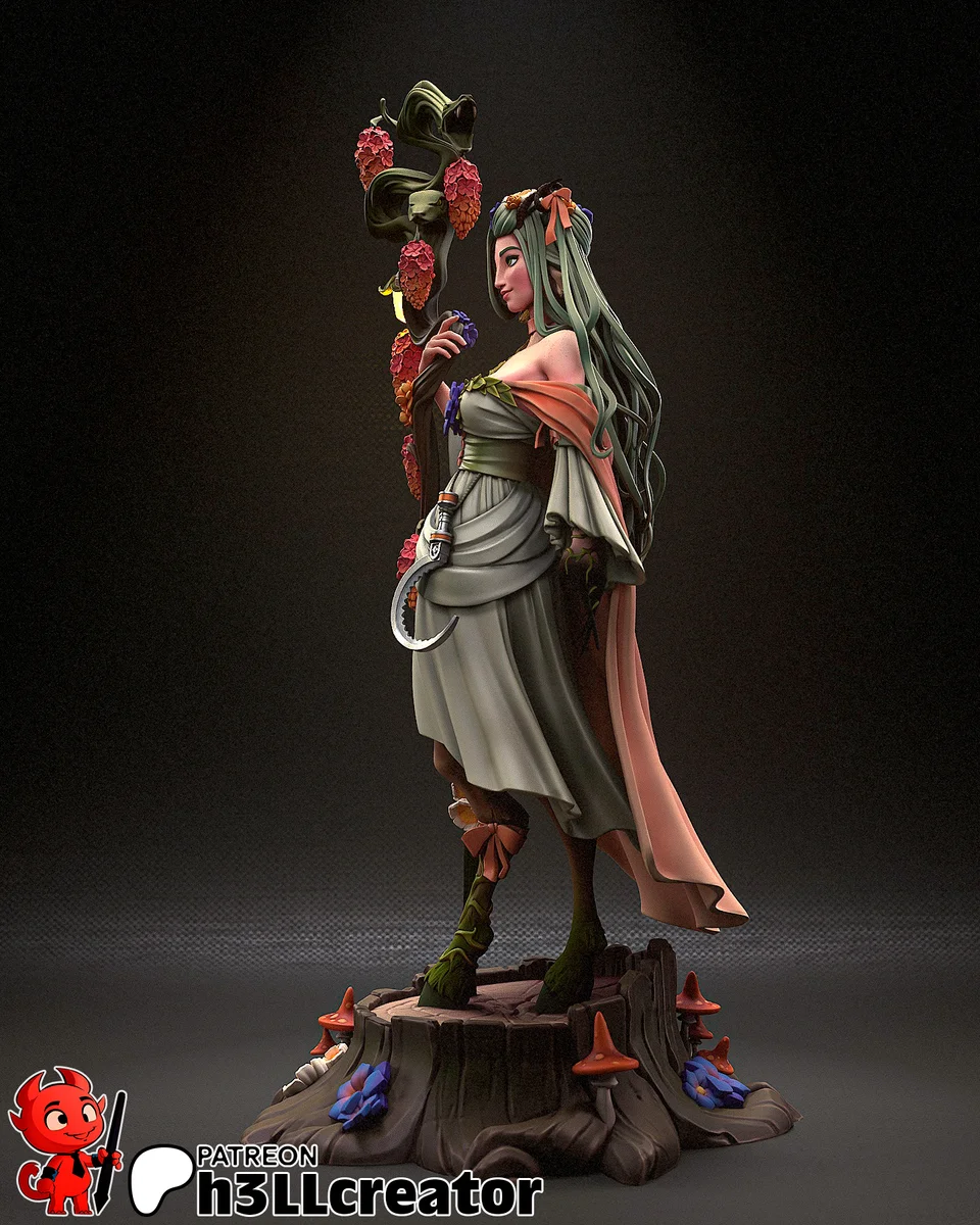 Fearne | Fan Art | 3D Printed Resin Model Garage Kit | *Un-Painted* | H3LL Creator 3