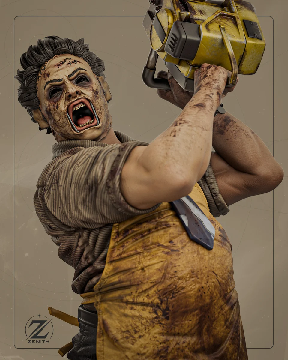 Leatherface | Fan Art | 3D Printed Resin Model Garage Kit | *Un-Painted* | Zenith Studios