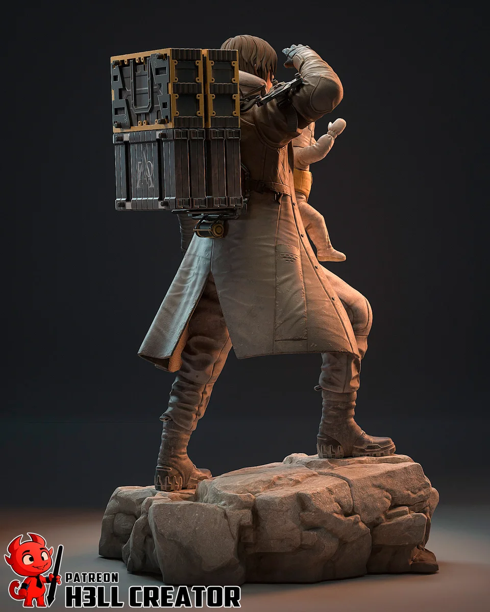 Sam Porter Bridges | Fan Art | 3D Printed Resin Model Garage Kit | *Un-Painted* | H3LL Creator 6