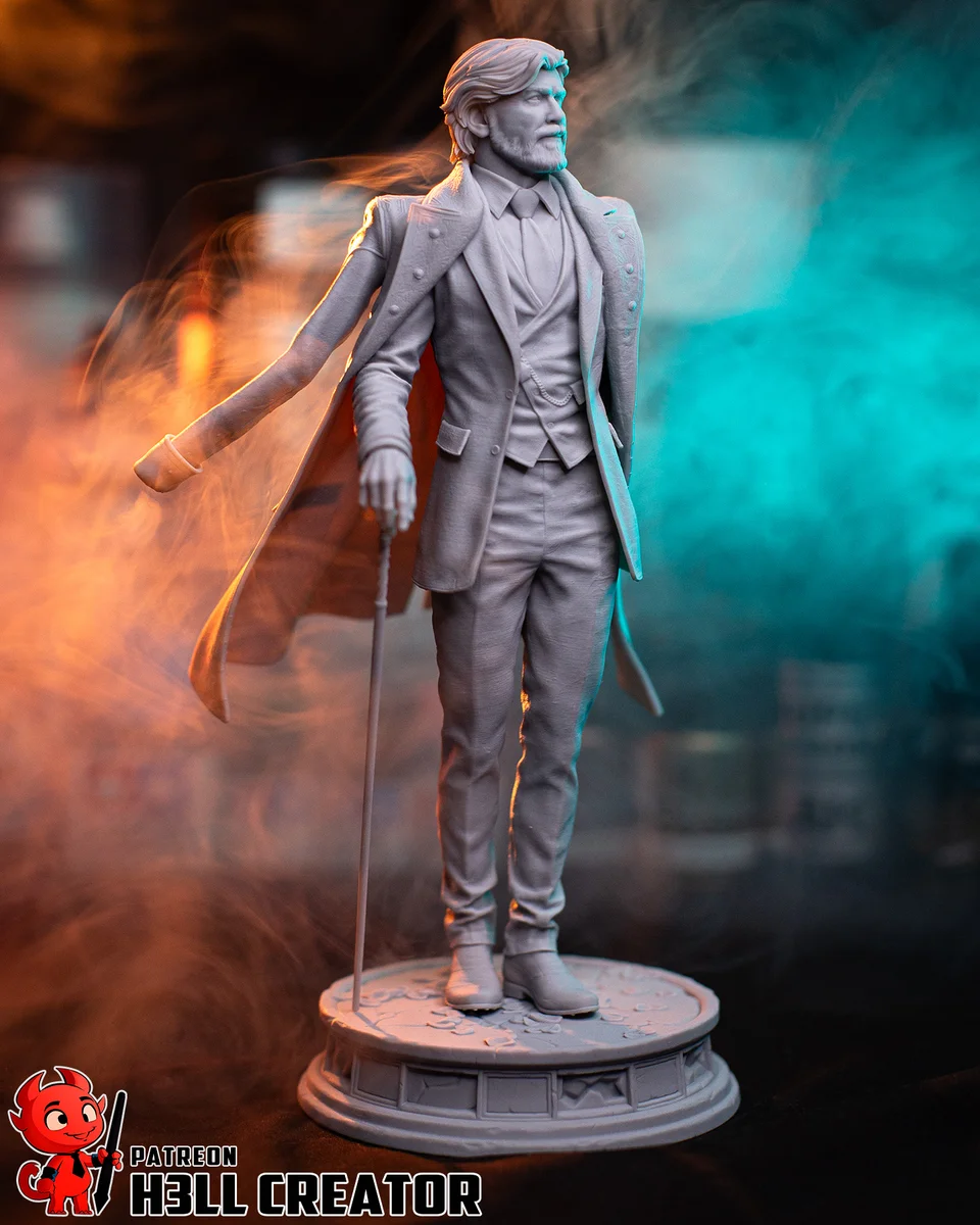 Renoir | Fan Art | 3D Printed Resin Model Garage Kit | *Un-Painted* | H3LL Creator 13