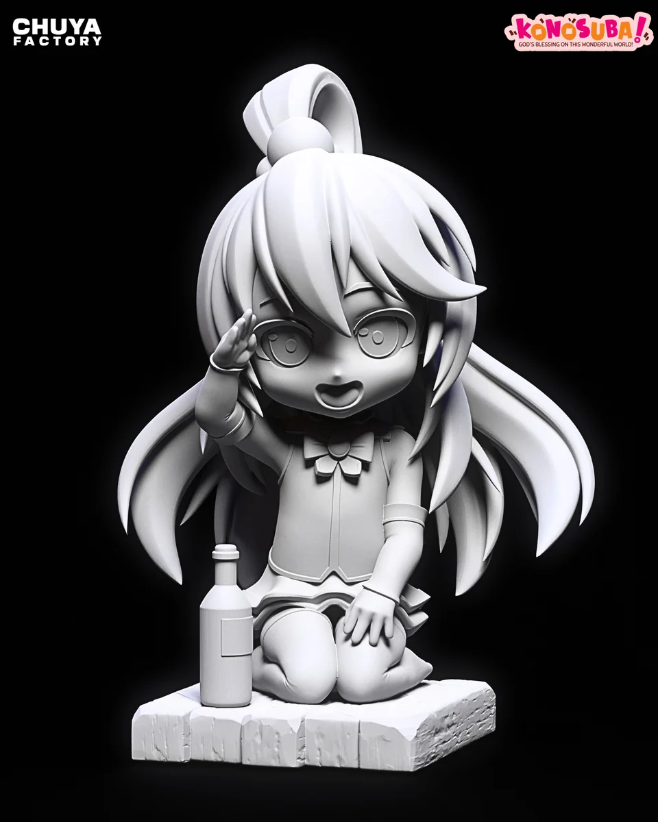 Chibi Aqua | Fan Art | 3D Printed Resin Model Garage Kit | *Un-Painted* | Chuya Factory 8