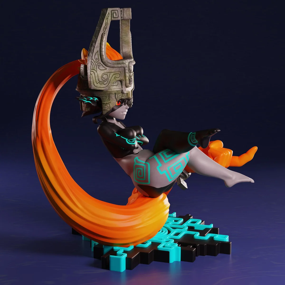 Imp Princess | Fan Art | 3D Printed Resin Model Garage Kit | *Un-Painted* | Polybits 4