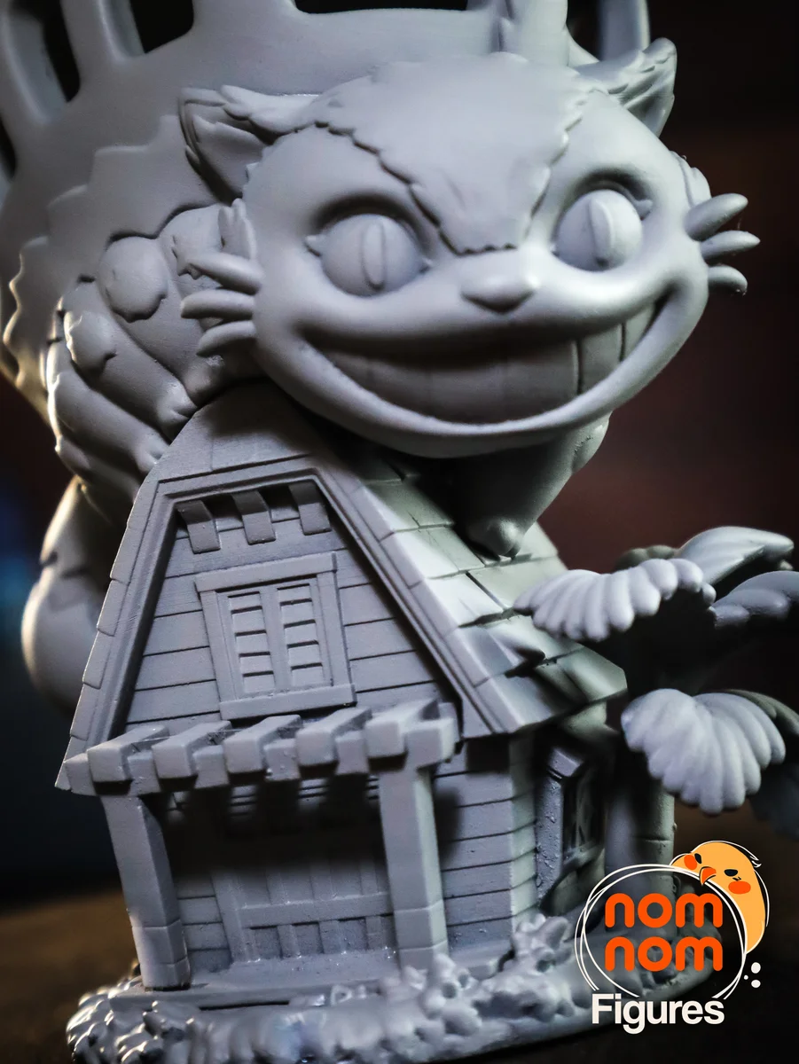 Chibi Catbus | Fan Art | 3D Printed Resin Model Garage Kit | *Un-Painted* | Nomnom 12
