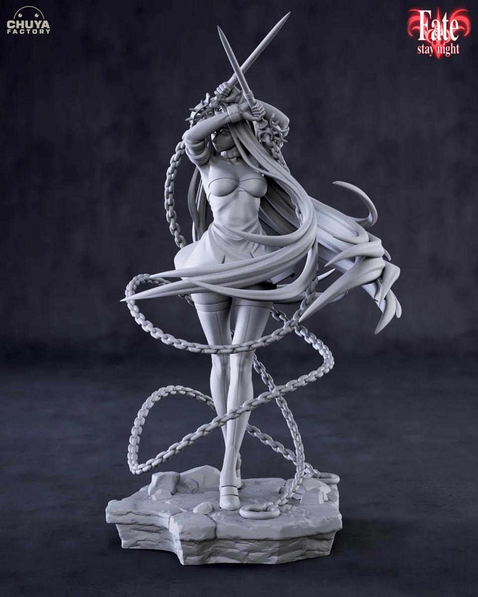 Medusa | Fan Art | 3D Printed Resin Model Garage Kit | *Un-Painted* | Chuya Factory 9
