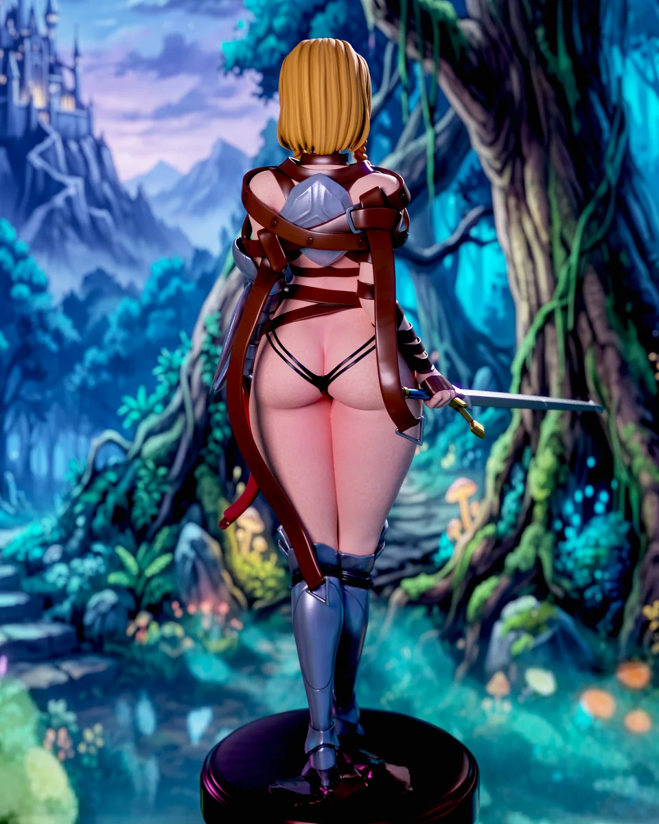 Leina Vance | Fan Art | 3D Printed Resin Model Garage Kit | *Un-Painted* | Momoji 7
