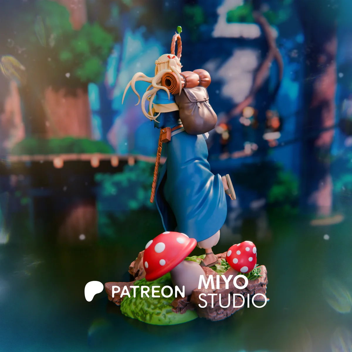 Marcille Donato | Fan Art | 3D Printed Resin Model Garage Kit | *Un-Painted* | MiyoStudio 5