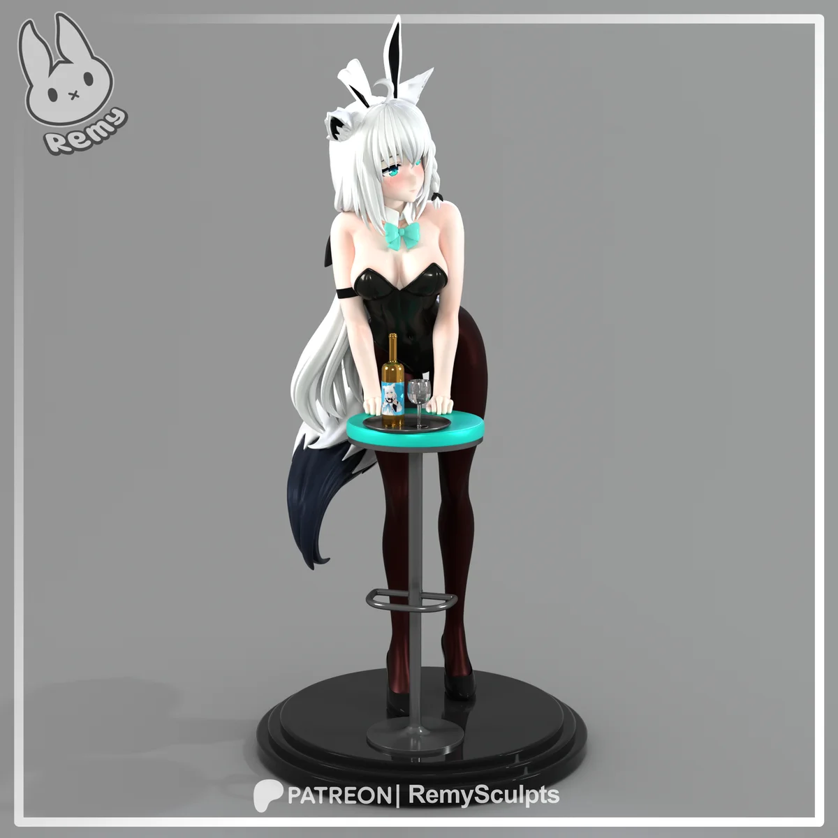 Shirakami Fubuki | Fan Art | 3D Printed Resin Model Garage Kit | *Un-Painted* | Remy Sculpts 3