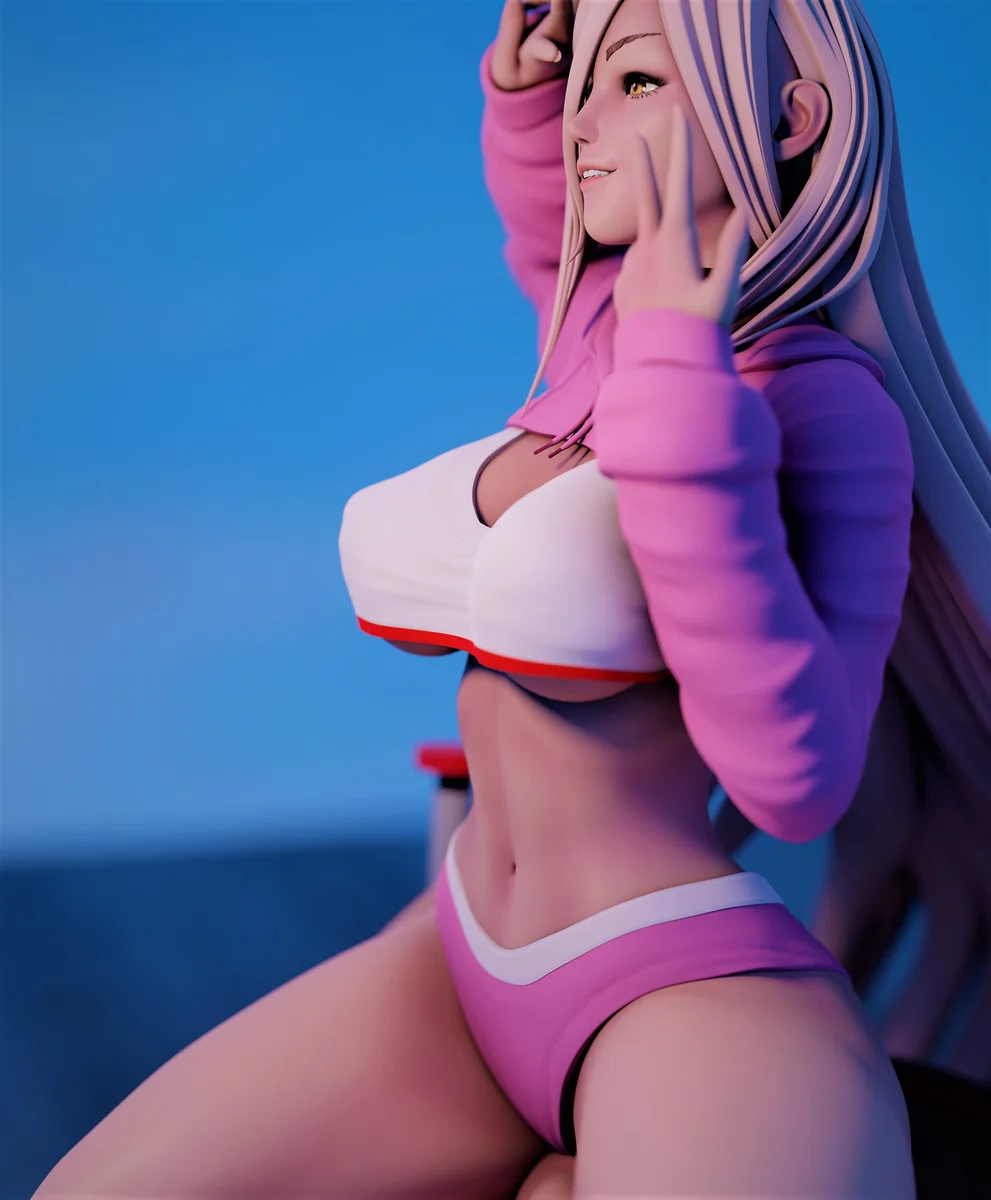 Powerful Lady | Fan Art | 3D Printed Resin Model Garage Kit | *Un-Painted* | Momoji 3