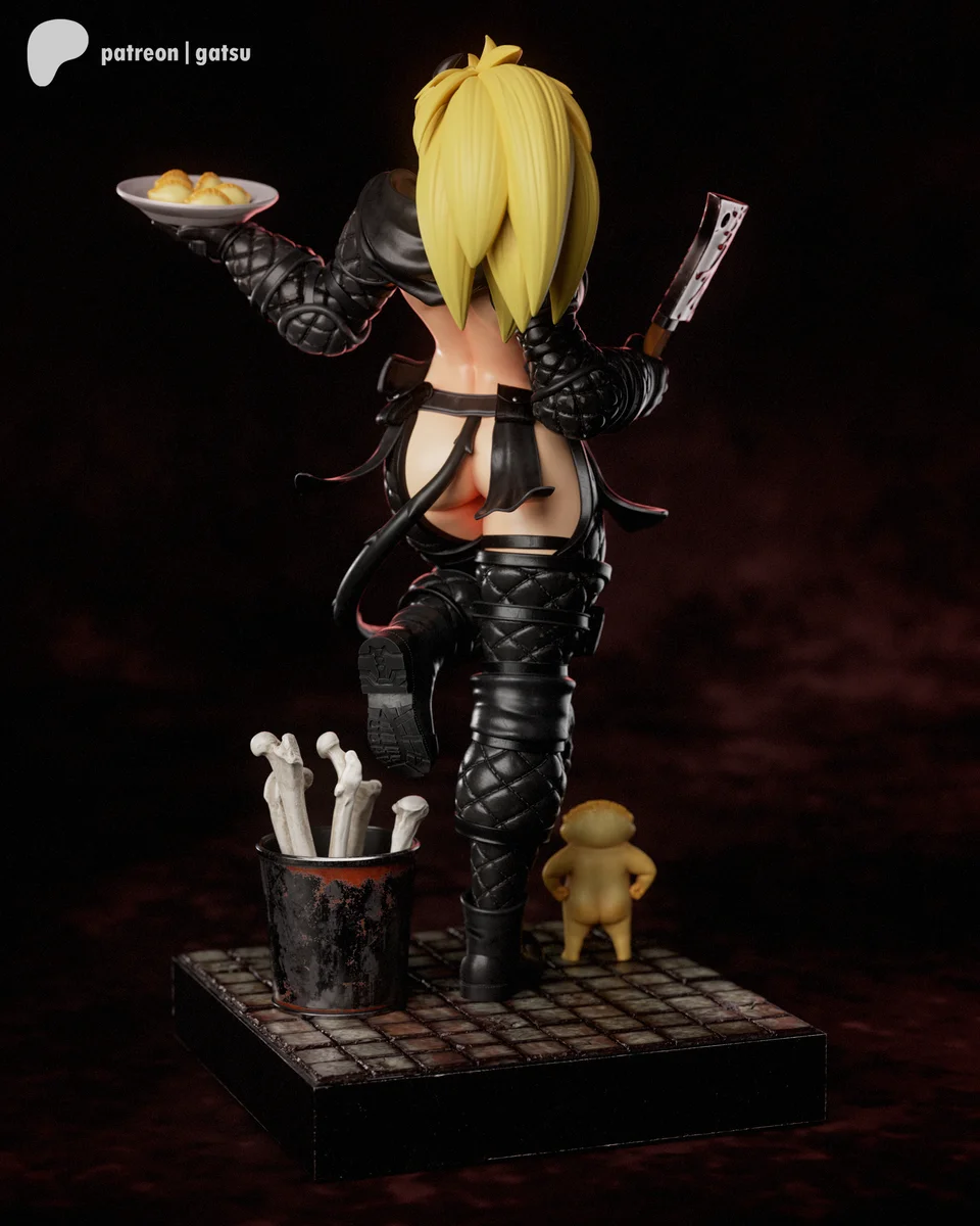Nikaido | Fan Art | 3D Printed Resin Model Garage Kit | *Un-Painted* | Gatsu Studios 5