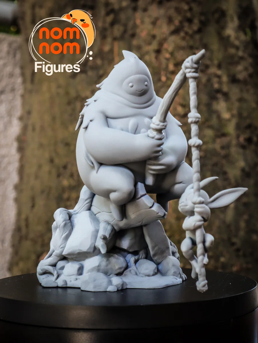 Chibi Ori and Naru | Fan Art | 3D Printed Resin Model Garage Kit | *Un-Painted* | Nomnom 4