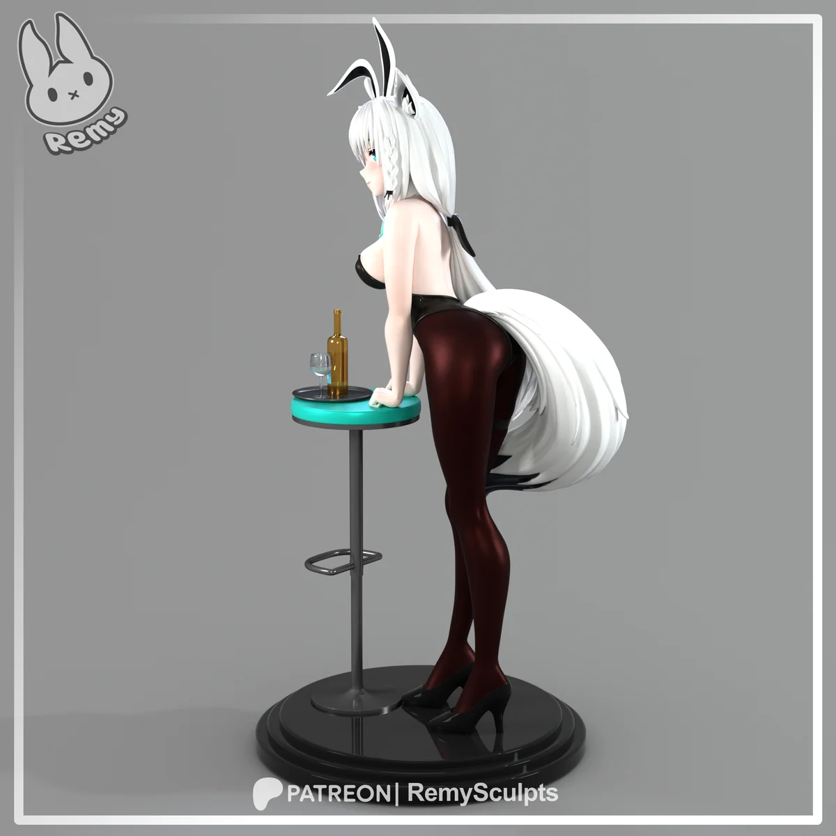 Shirakami Fubuki | Fan Art | 3D Printed Resin Model Garage Kit | *Un-Painted* | Remy Sculpts 5