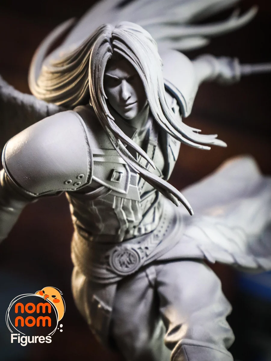 Sephiroth | Fan Art | 3D Printed Resin Model Garage Kit | *Un-Painted* | Nomnom 13