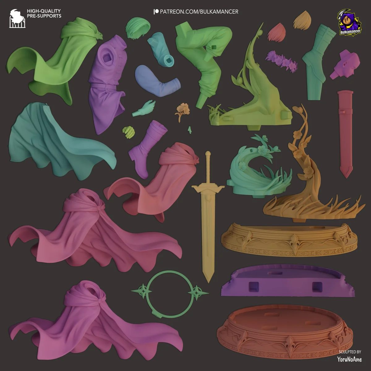 Himmel | Fan Art | 3D Printed Resin Model Garage Kit | *Un-Painted* | Bulkamancer 5