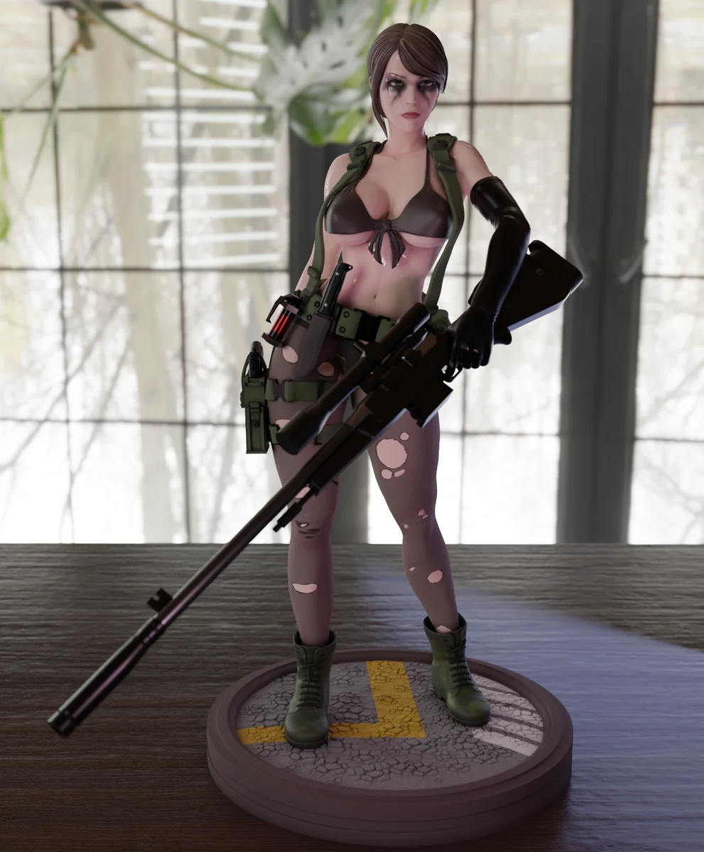 Quiet | Fan Art | 3D Printed Resin Model Garage Kit | *Un-Painted* | Momoji 7