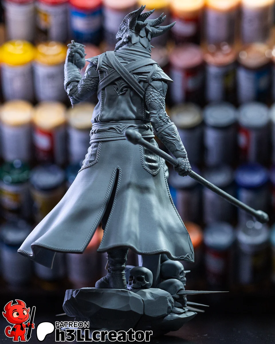 Dark Urge | Fan Art | 3D Printed Resin Model Garage Kit | *Un-Painted* | H3LL Creator 9