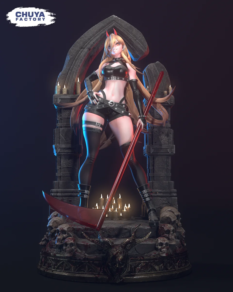 Power | Fan Art | 3D Printed Resin Model Garage Kit | *Un-Painted* | Chuya Factory 3