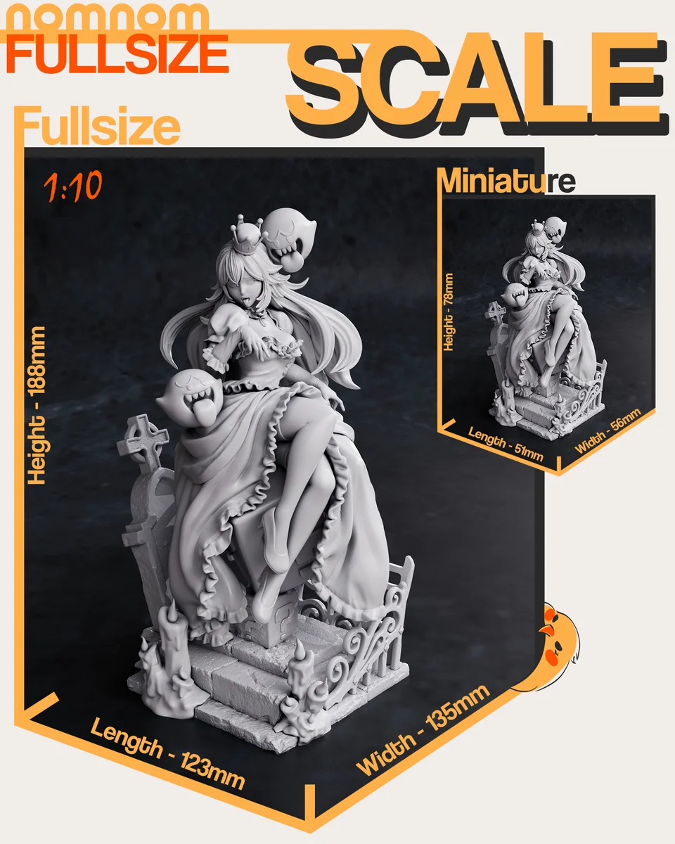 Booette | Fan Art | 3D Printed Resin Model Garage Kit | *Un-Painted* | Nomnom 4
