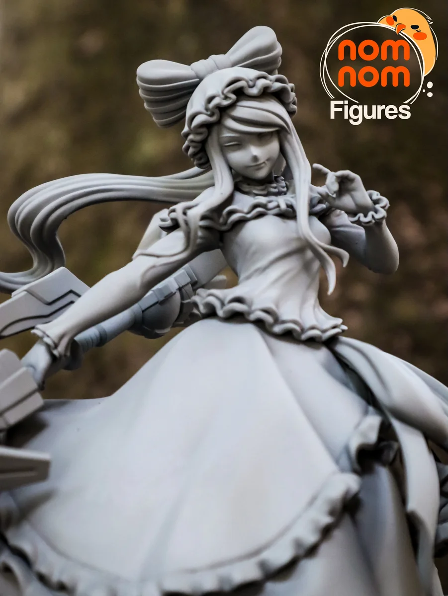 Shalltear Bloodfallen | Fan Art | 3D Printed Resin Model Garage Kit | *Un-Painted* | Nomnom 8