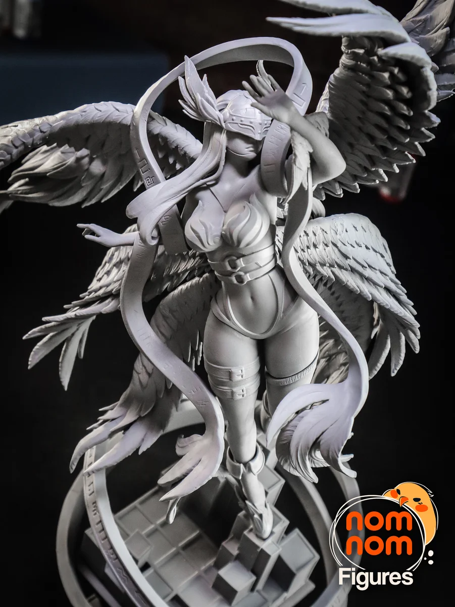 Angewomon | Fan Art | 3D Printed Resin Model Garage Kit | *Un-Painted* | Nomnom 9