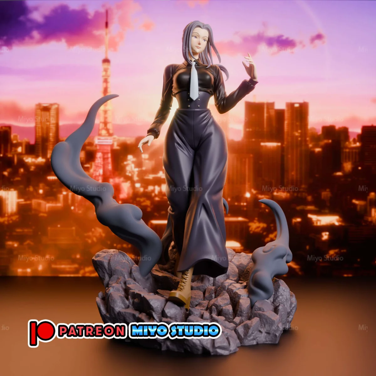 Young Mei Mei | Fan Art | 3D Printed Resin Model Garage Kit | *Un-Painted* | MiyoStudio