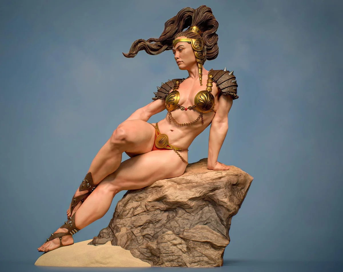 Sunshine Break | Fan Art | 3D Printed Resin Model Garage Kit | *Un-Painted* | Abe3D