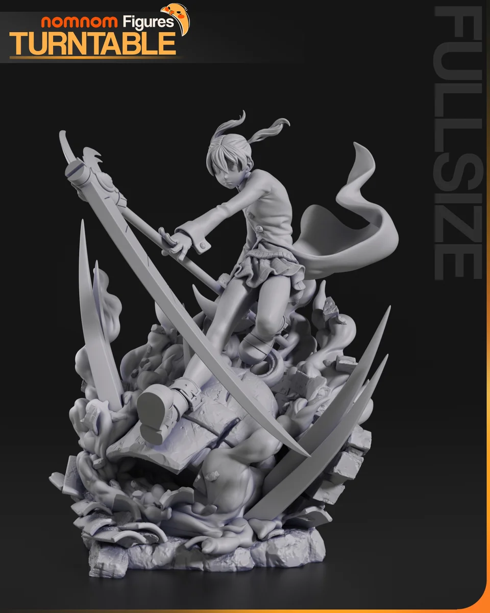 Maka | Fan Art | 3D Printed Resin Model Garage Kit | *Un-Painted* | Nomnom 9