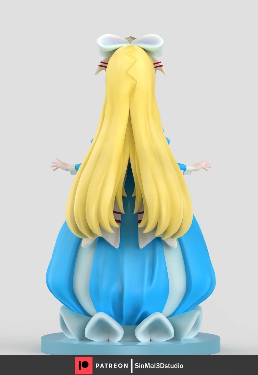 Alice | Fan Art | 3D Printed Resin Model Garage Kit | *Un-Painted* | Sin3Dstudio 4