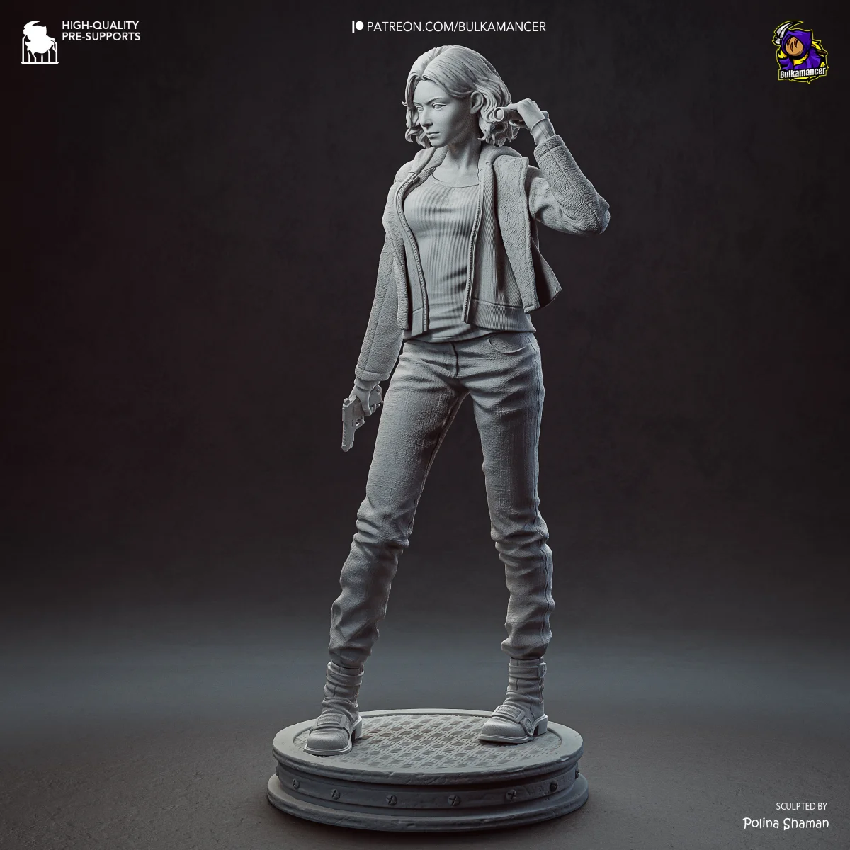 Grace Ashcroft | Fan Art | 3D Printed Resin Model Garage Kit | *Un-Painted* | Bulkamancer 8